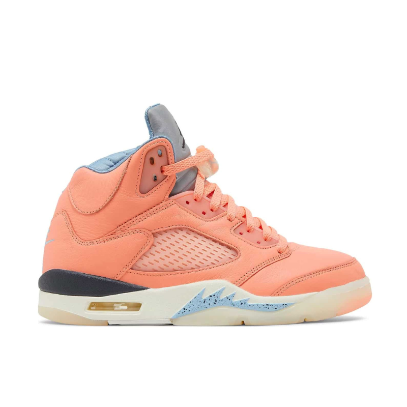 Jordan 5 best sale white orange blue