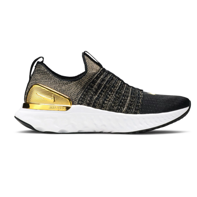 Black and cheap gold flyknit