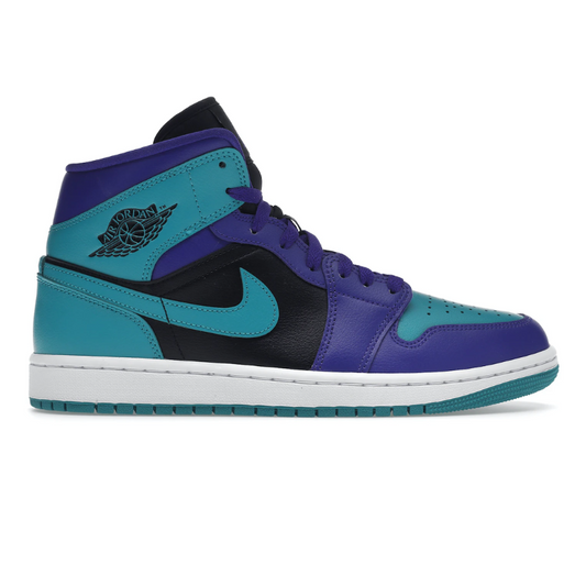 Jordan 1 Mid Black Grape Women's