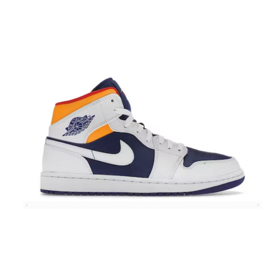 Jordan 1 Mid Royal Blue Laser Orange