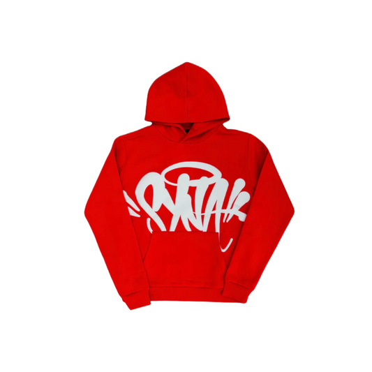 SYNA Red White Hoodie