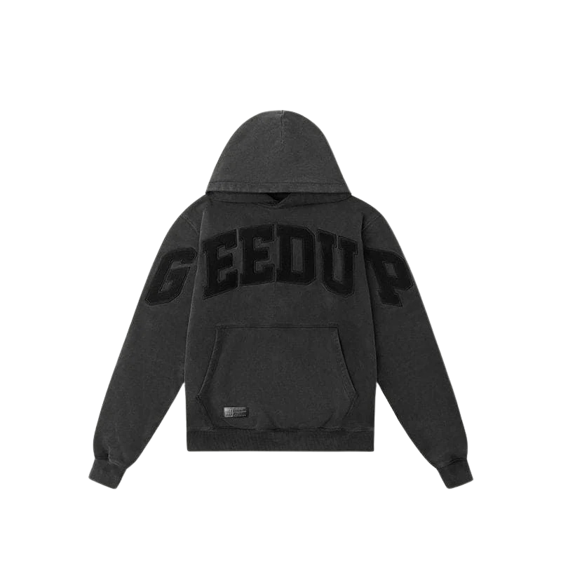 Geedup Team Logo Hoodie 'Vintage Washed Black'