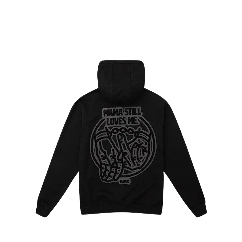 Mama Still Loves Me Hoodie Black