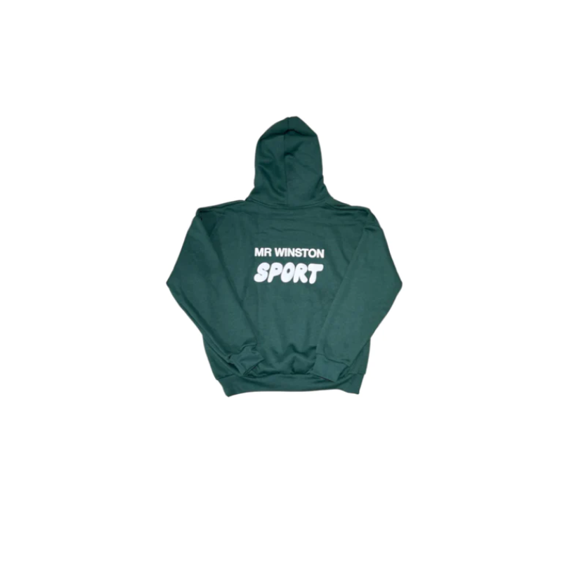 Puff Logo Hoodie Forest Green