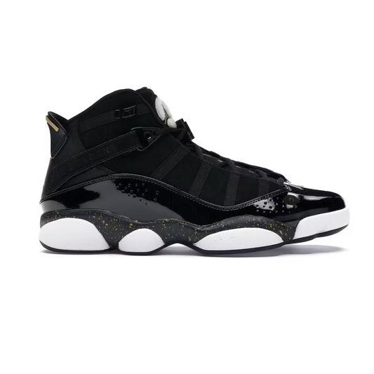 Jordan 6 Rings Black Metallic Gold White