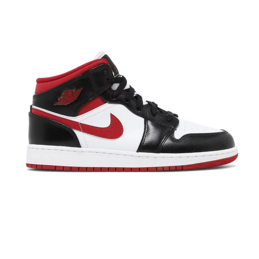 Jordan 1 Mid Gym Red Black White GS