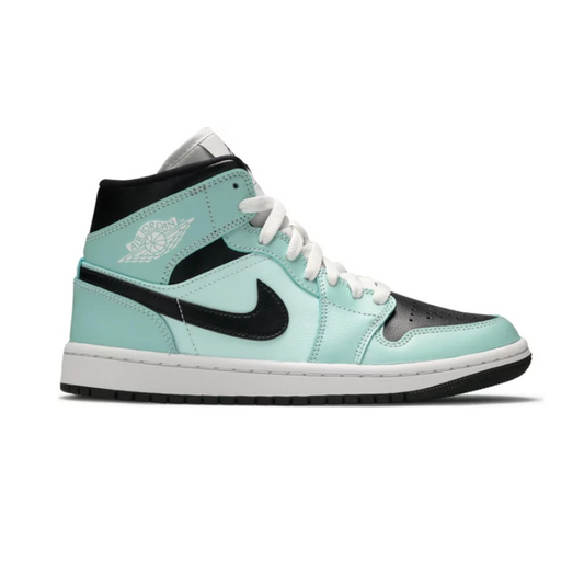 Jordan 1 Mid Aqua Blue Tint Women's