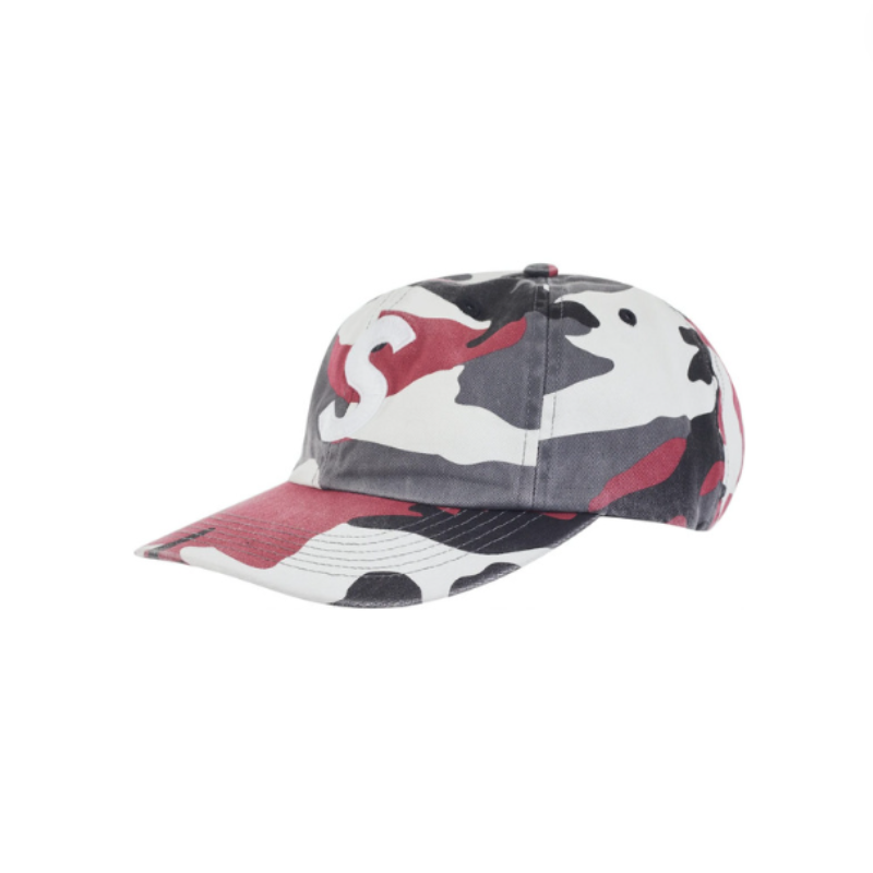 Pigment Print S Logo 6-Panel FW23 Red Camo