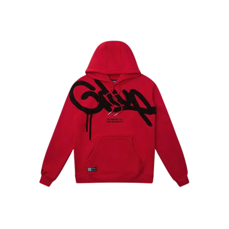 Hoodie Handstyle Black Red