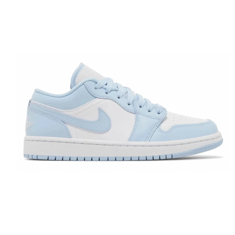 Jordan 1 Low White Ice Blue (Women's) – Crep Shop