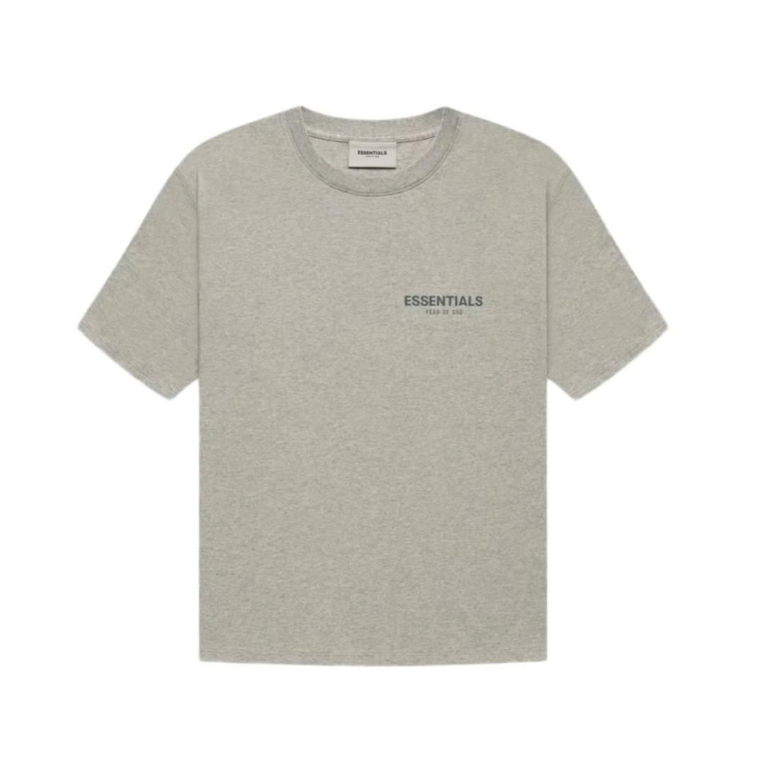 ESSENTIALS T-shirt (SS22) Heather Oatmeal – Crep Shop